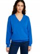 Royal Blue V-Neck Sweatshirt